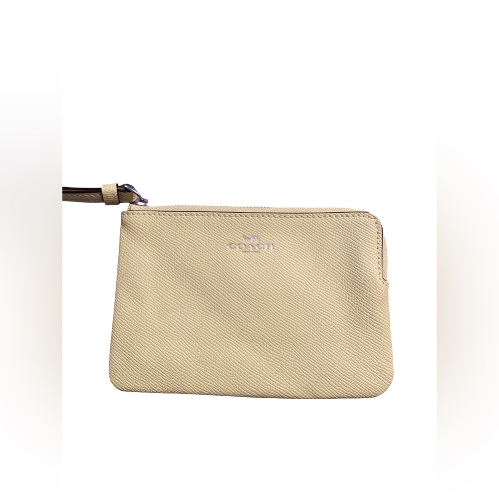 NWT Coach Corner Zip Wristlet NWOT Lime‎ Green